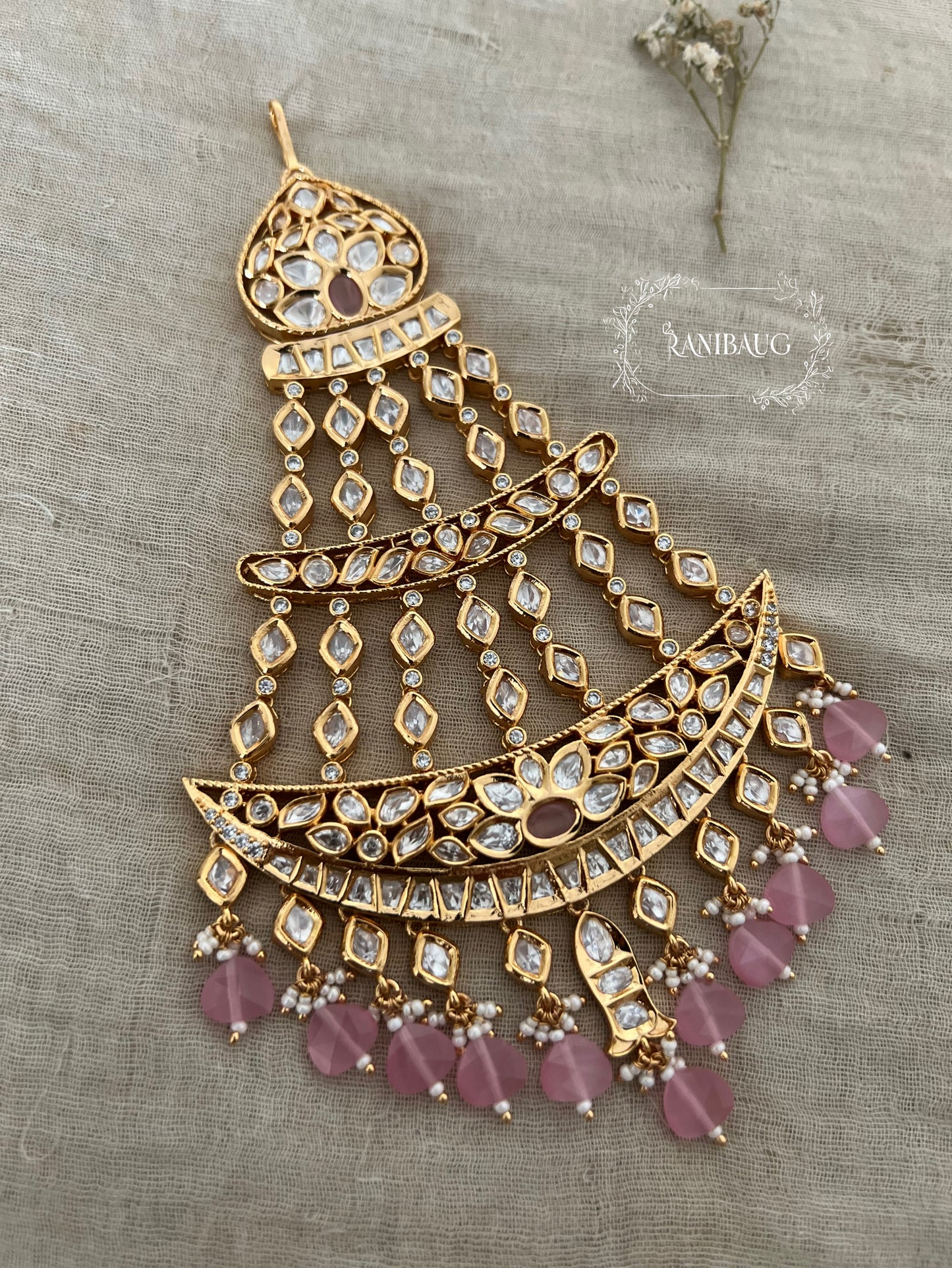 Alaana Heritage Premium Gold Kundan Passa By Ranibaug