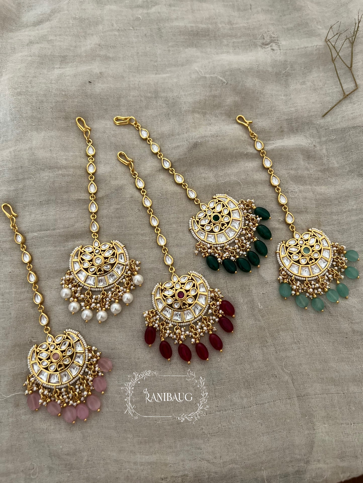 Arya Traditional Indian Maang Tikka Jewelry By Ranibaug