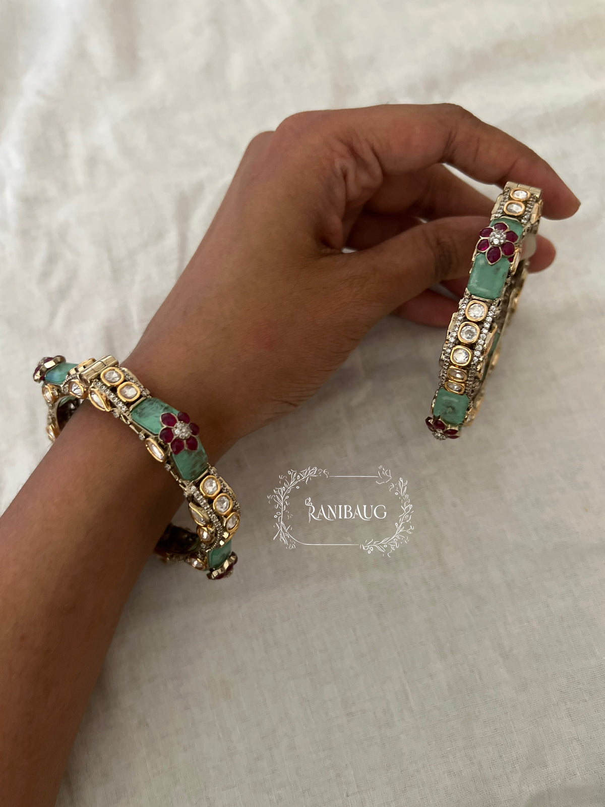 Geeta Indian Vintage Bangle Set By Ranibaug