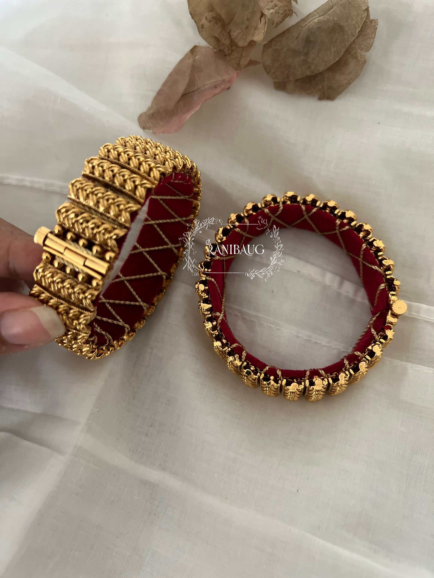 Kritika South Indian Bridal Gold Bangles By Ranibaug