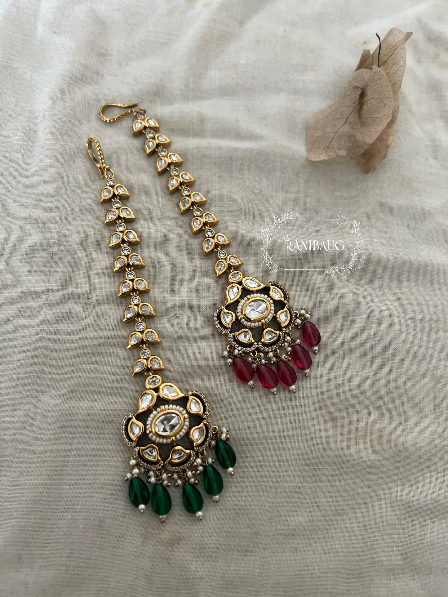 Shrishti Heritage Rajasthani Maang Tikka By Ranibaug