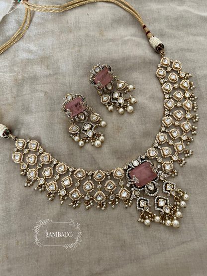Manika Phool Aangan Bridal Kundan Choker Set By Ranibaug