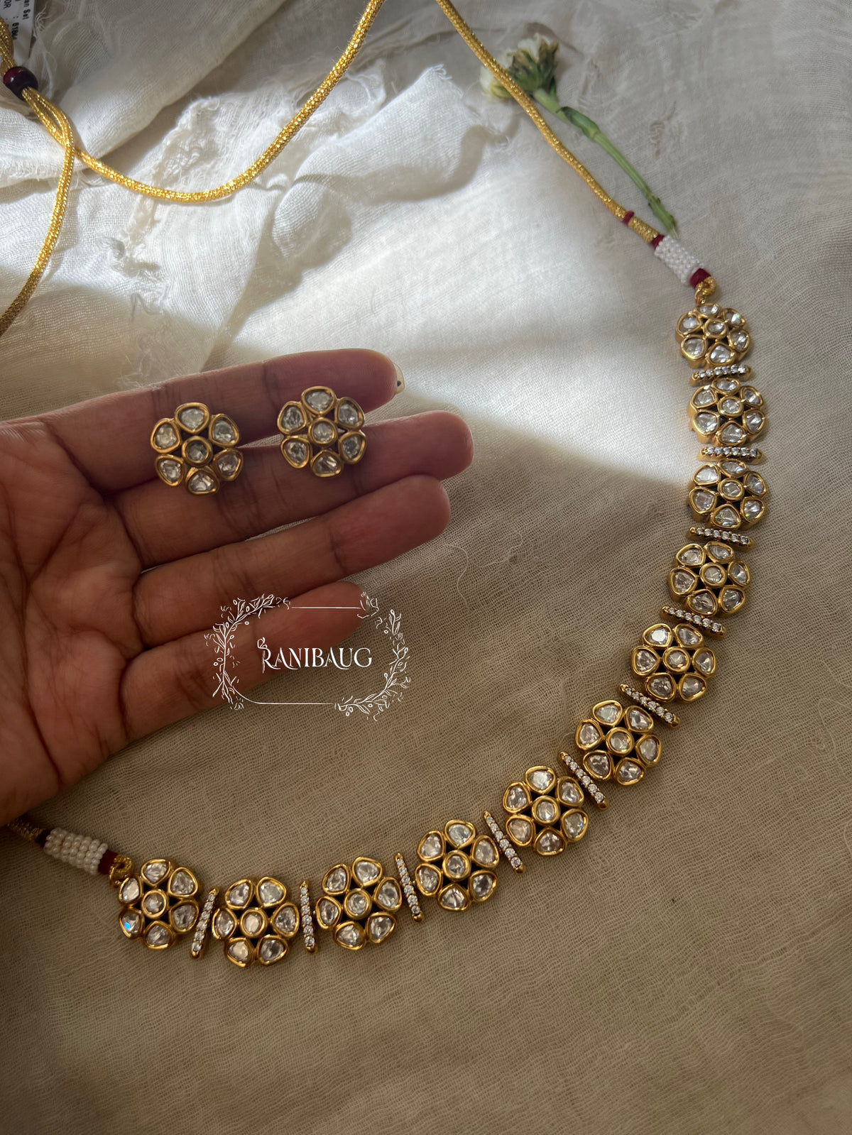 Sumitra Kundan Simple Necklace Jewellery Set By Ranibaug | Latest Jewelry Collection For Wedding 2026