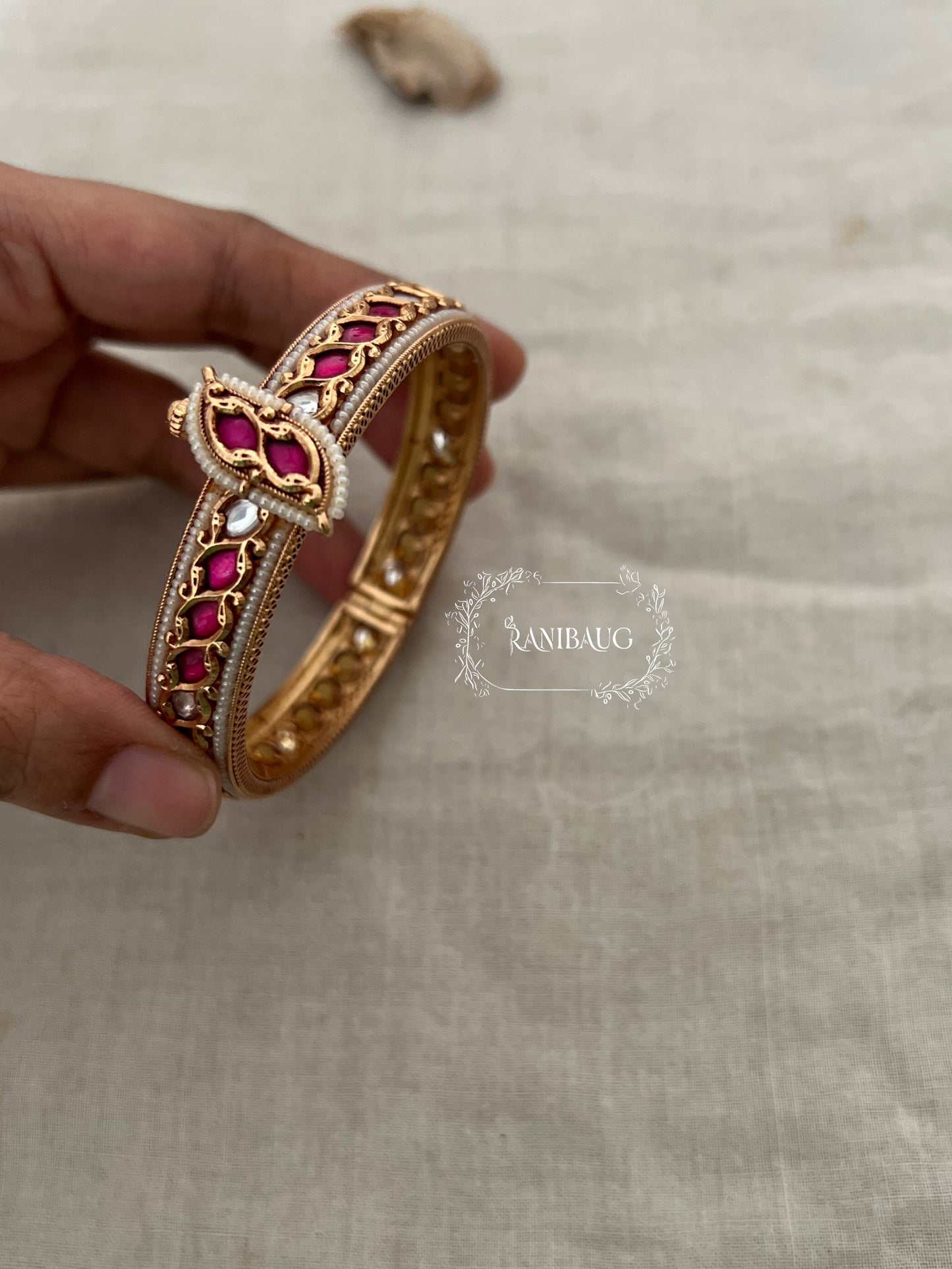 Abhilasha Indian Traditional Designer Jewellery For Lehenga Bangles Set By Ranibaug