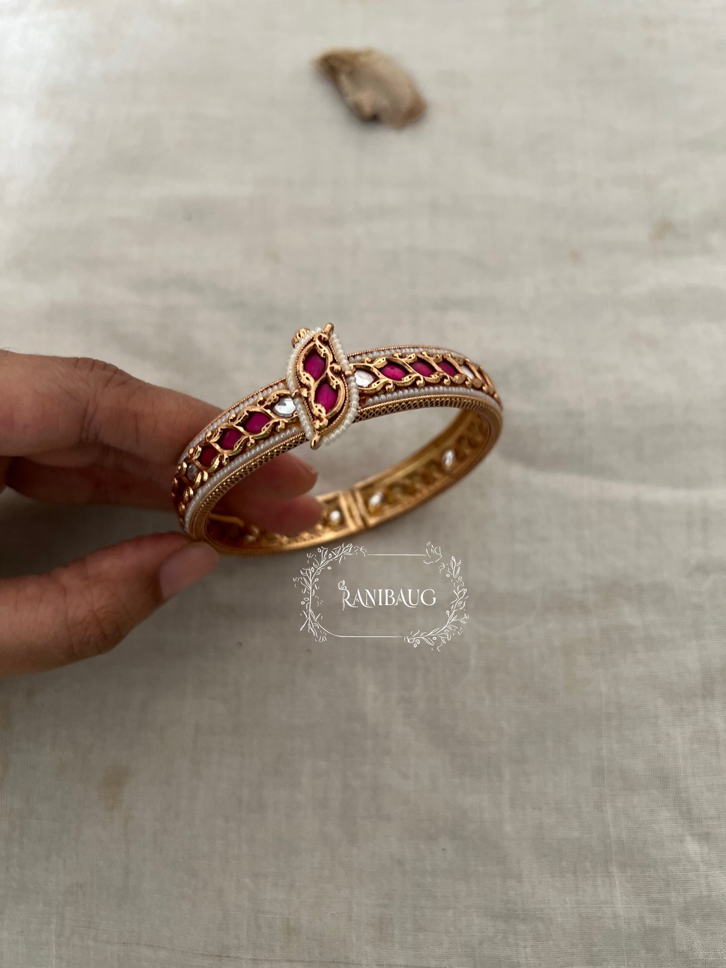 Abhilasha Indian Traditional Designer Jewellery For Lehenga Bangles Set By Ranibaug