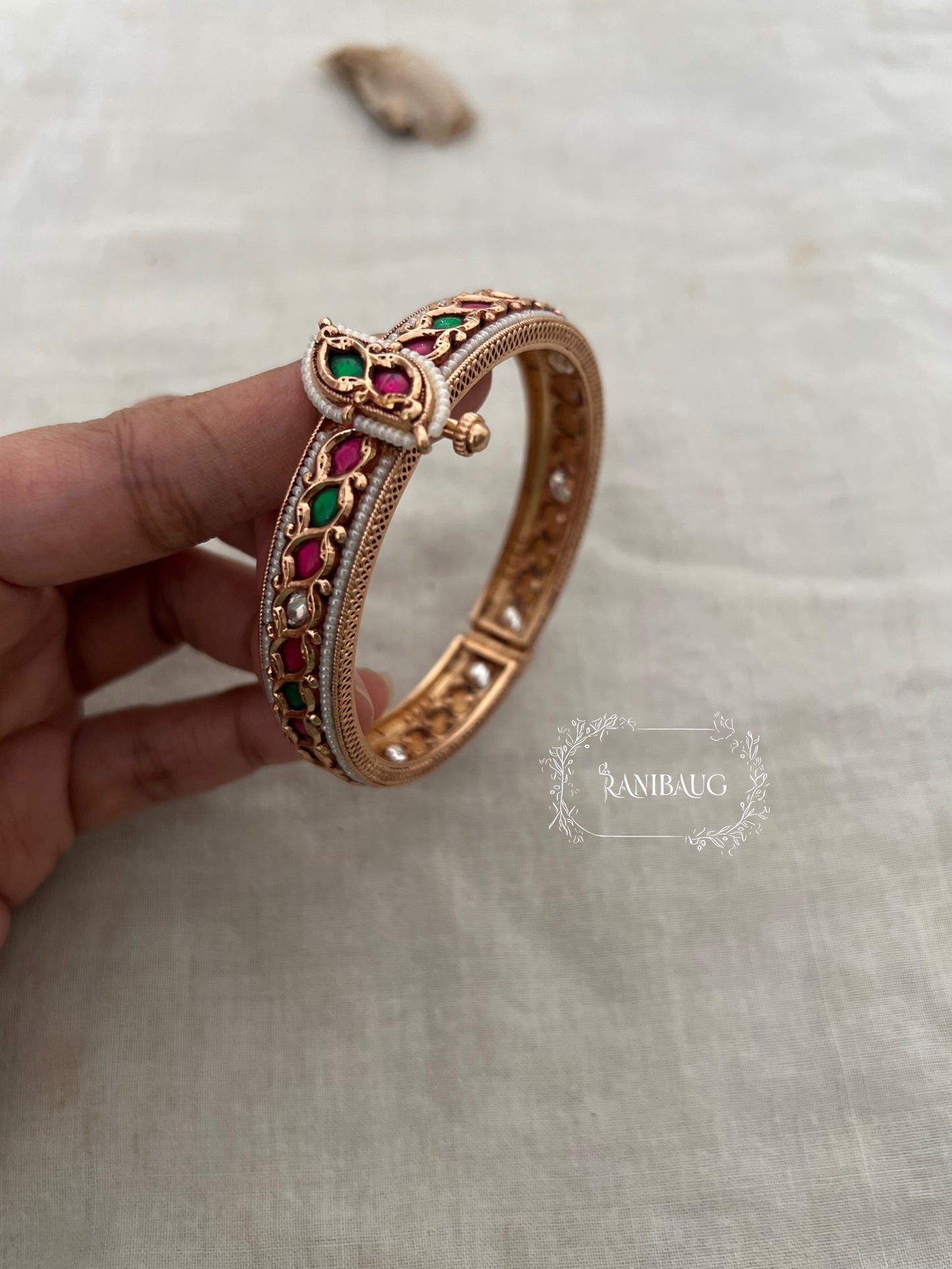 Abhilasha Indian Traditional Designer Jewellery For Lehenga Bangles Set By Ranibaug