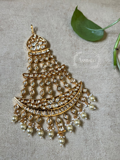 Alaana Heritage Premium Gold Kundan Passa By Ranibaug