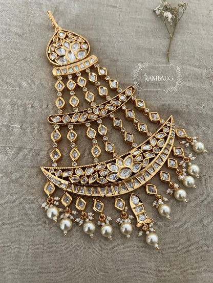 Alaana Heritage Premium Gold Kundan Passa By Ranibaug