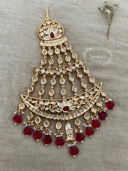 Alaana Heritage Premium Gold Kundan Passa By Ranibaug