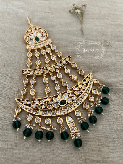 Alaana Heritage Premium Gold Kundan Passa By Ranibaug