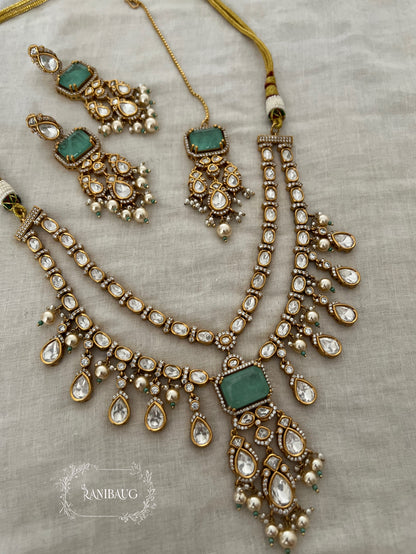 Anusha Layered Style Polki Adorned Designer Festive Wedding Jewelry By Ranibaug | The Royal Wedding Collection 2026