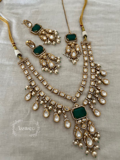 Anusha Layered Style Polki Adorned Designer Festive Wedding Jewelry By Ranibaug | The Royal Wedding Collection 2026