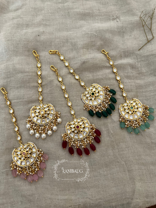 Arya Traditional Indian Maang Tikka Jewelry By Ranibaug