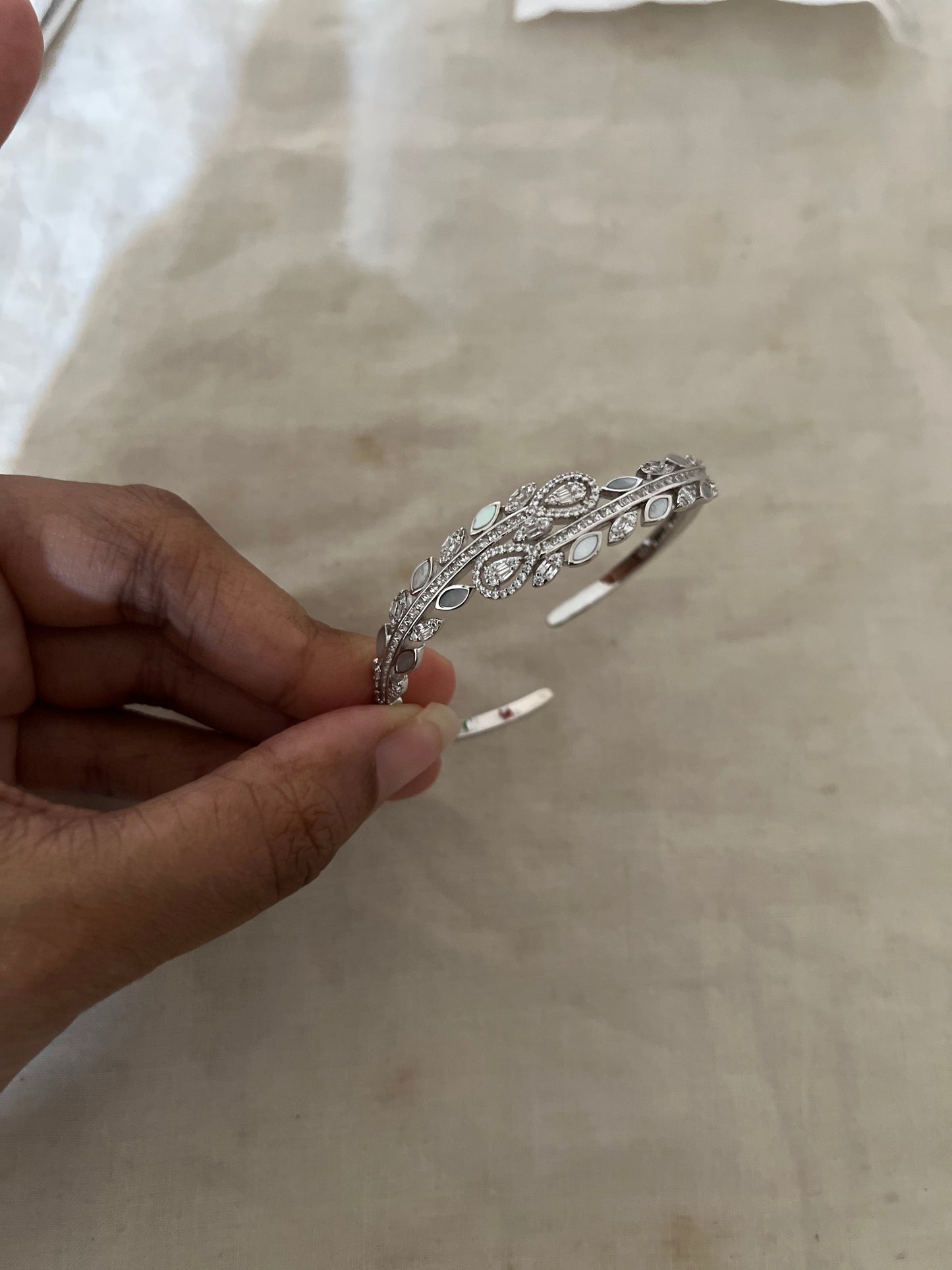 Celestial Vine Diamond Bracelet By Ranibaug