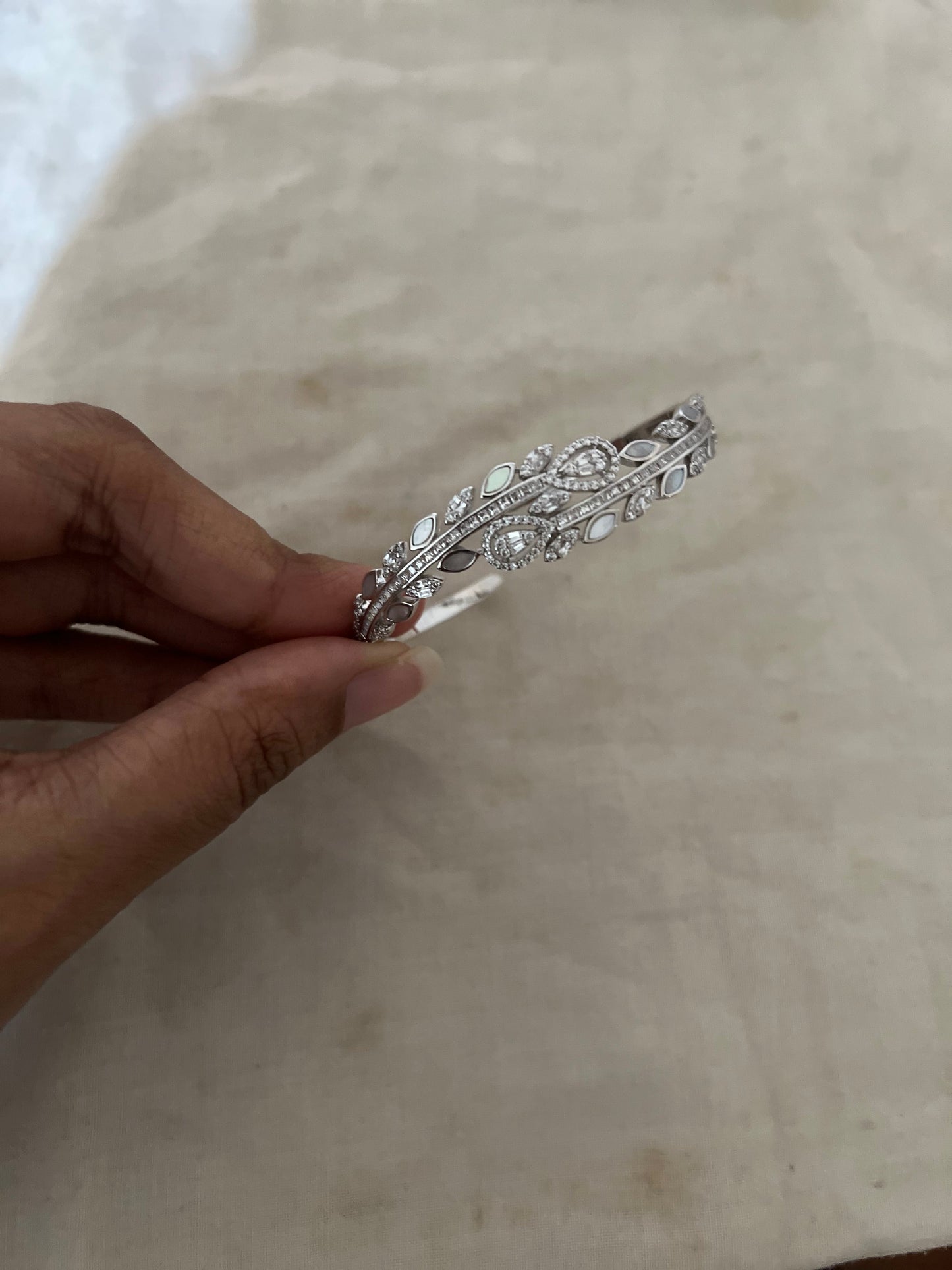 Celestial Vine Diamond Bracelet By Ranibaug