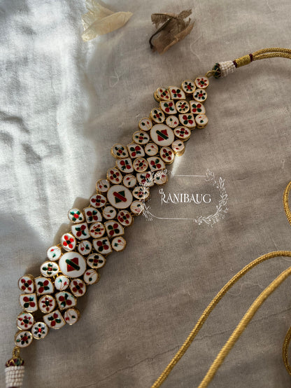 Chaya Rich Uncut Polki Jewellery Set In Premium Gold Finish By Ranibaug | Necklace Set Perfect For Sarees 2025