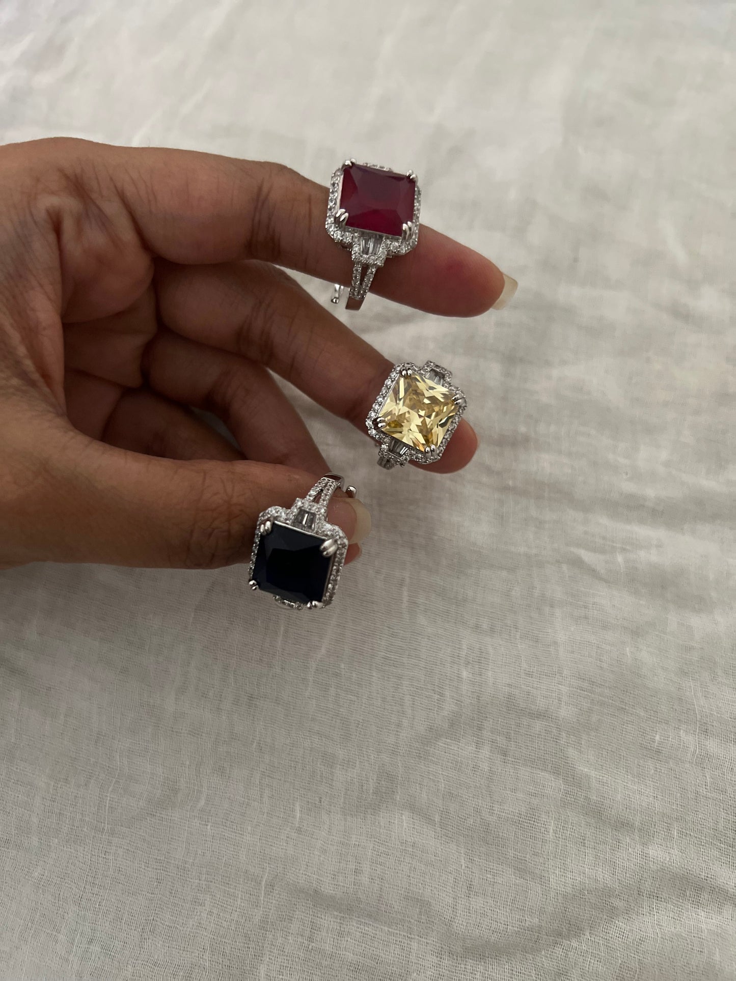 Crown Jewel Diamond Statement Ring By Ranibaug