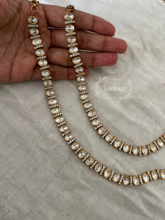 Divya Polki Kundan Oval Motif Designer Payal Jewelry By Ranibaug