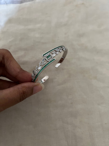 Emerald Crest Diamond Bracelet By Ranibaug