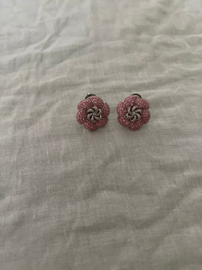 Florenza Floral Diamond Stud Earrings By Ranibaug