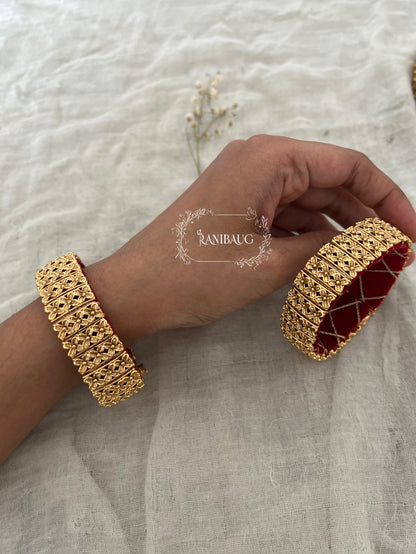 Gauri Bridal Gold Bangles For Women By Ranibaug