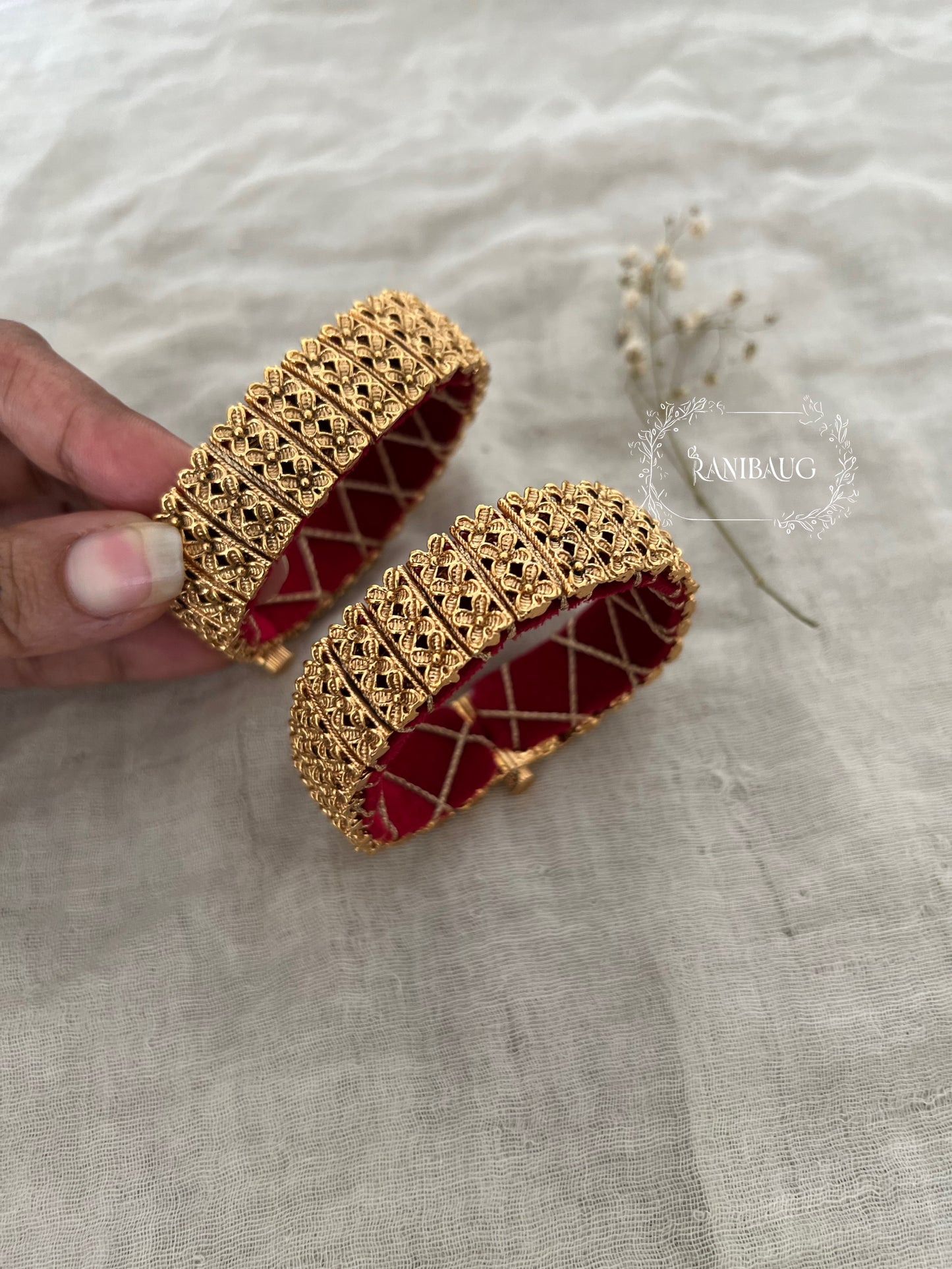 Gauri Bridal Gold Bangles For Women By Ranibaug