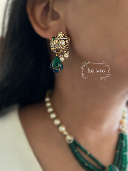 Harshi Beaded Strands Polki Pearl Designer Festive Jewelry By Ranibaug