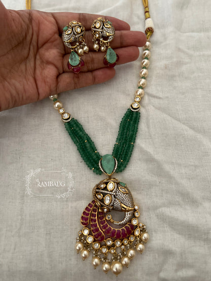Harshi Beaded Strands Polki Pearl Designer Festive Jewelry By Ranibaug