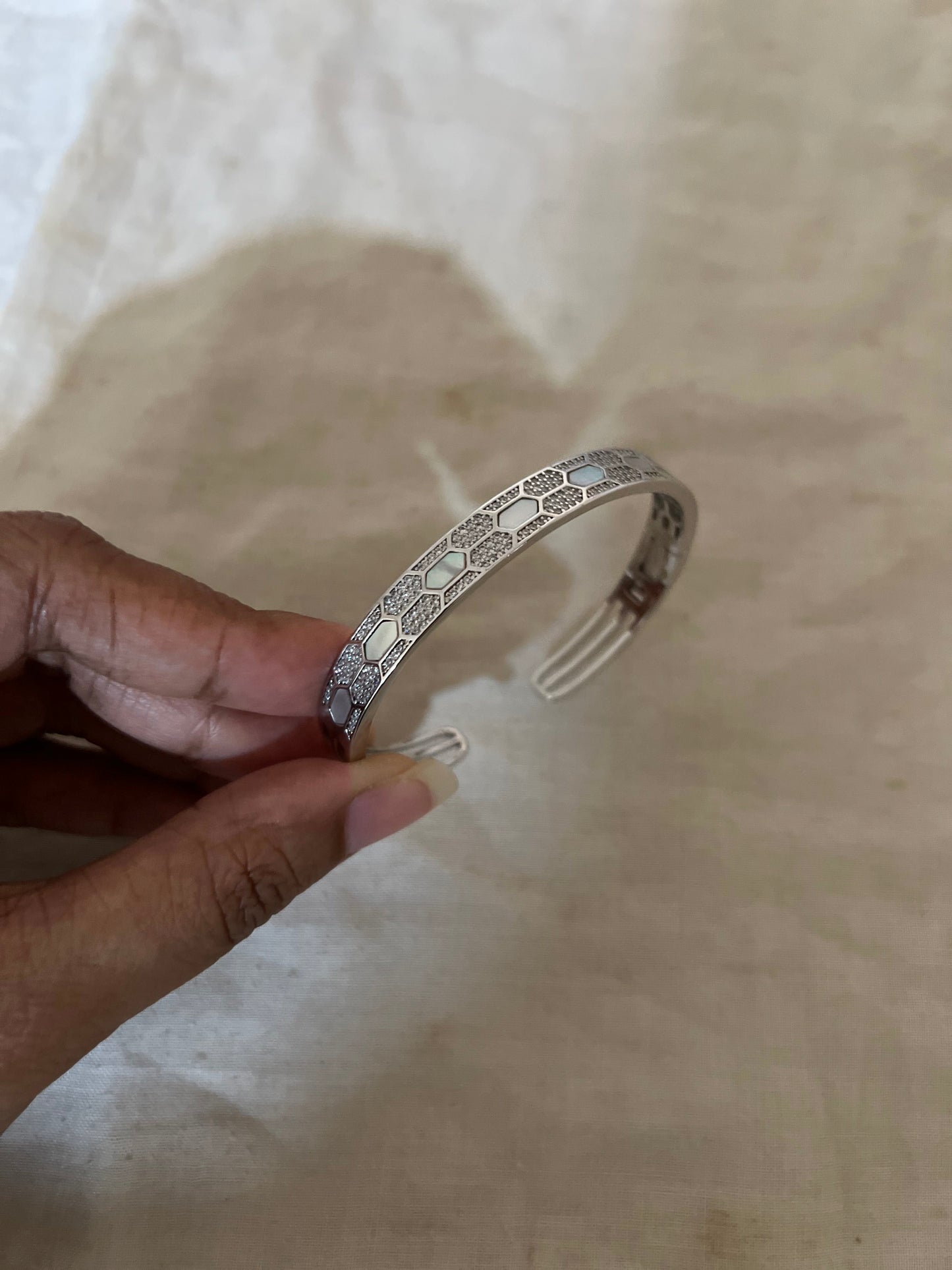 Hexa Luxe Diamond Bracelet By Ranibaug
