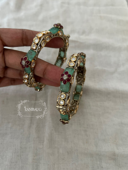 Geeta Indian Vintage Bangle Set By Ranibaug