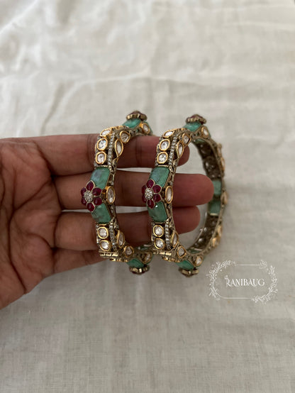 Geeta Indian Vintage Bangle Set By Ranibaug