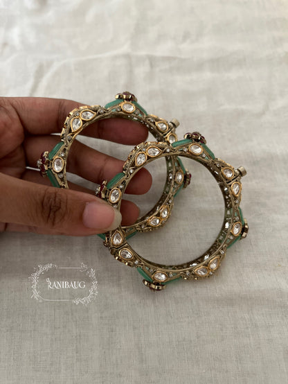 Geeta Indian Vintage Bangle Set By Ranibaug