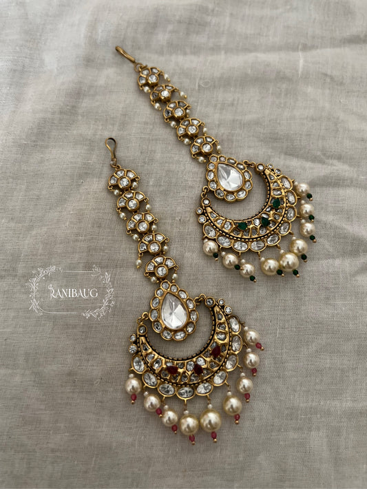 Smriti Gold Tikka Jewellery For Women By Ranibaug