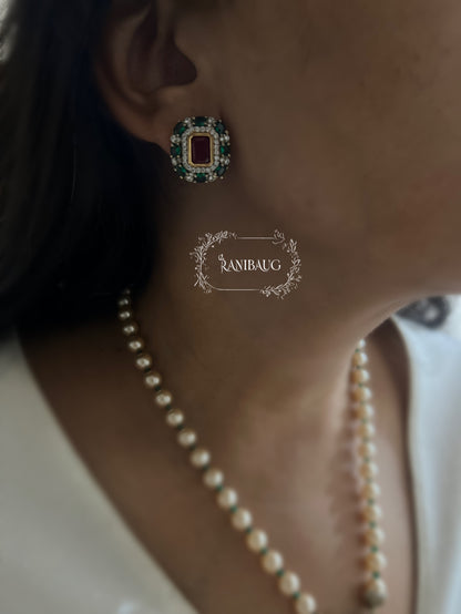 Rani Ruby Royale Pendant Set
By Ranibaug
