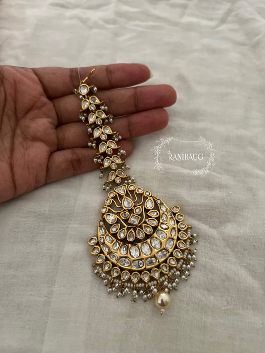 Shivani Minimal Victorian Mangtika By Ranibaug