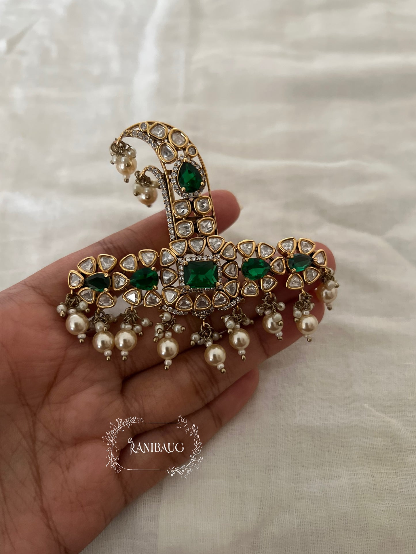 Vishnu Traditional Kalgi For Groom Turban By Ranibaug | Vintage Victorian Kalgi