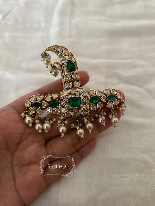 Vishnu Traditional Kalgi For Groom Turban By Ranibaug | Vintage Victorian Kalgi