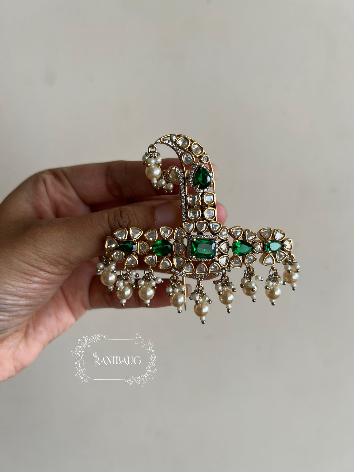 Vishnu Traditional Kalgi For Groom Turban By Ranibaug | Vintage Victorian Kalgi