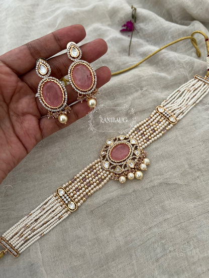 Irya Latest Diwali 2025 Kundan Pearl Jewellery Set By Ranibaug