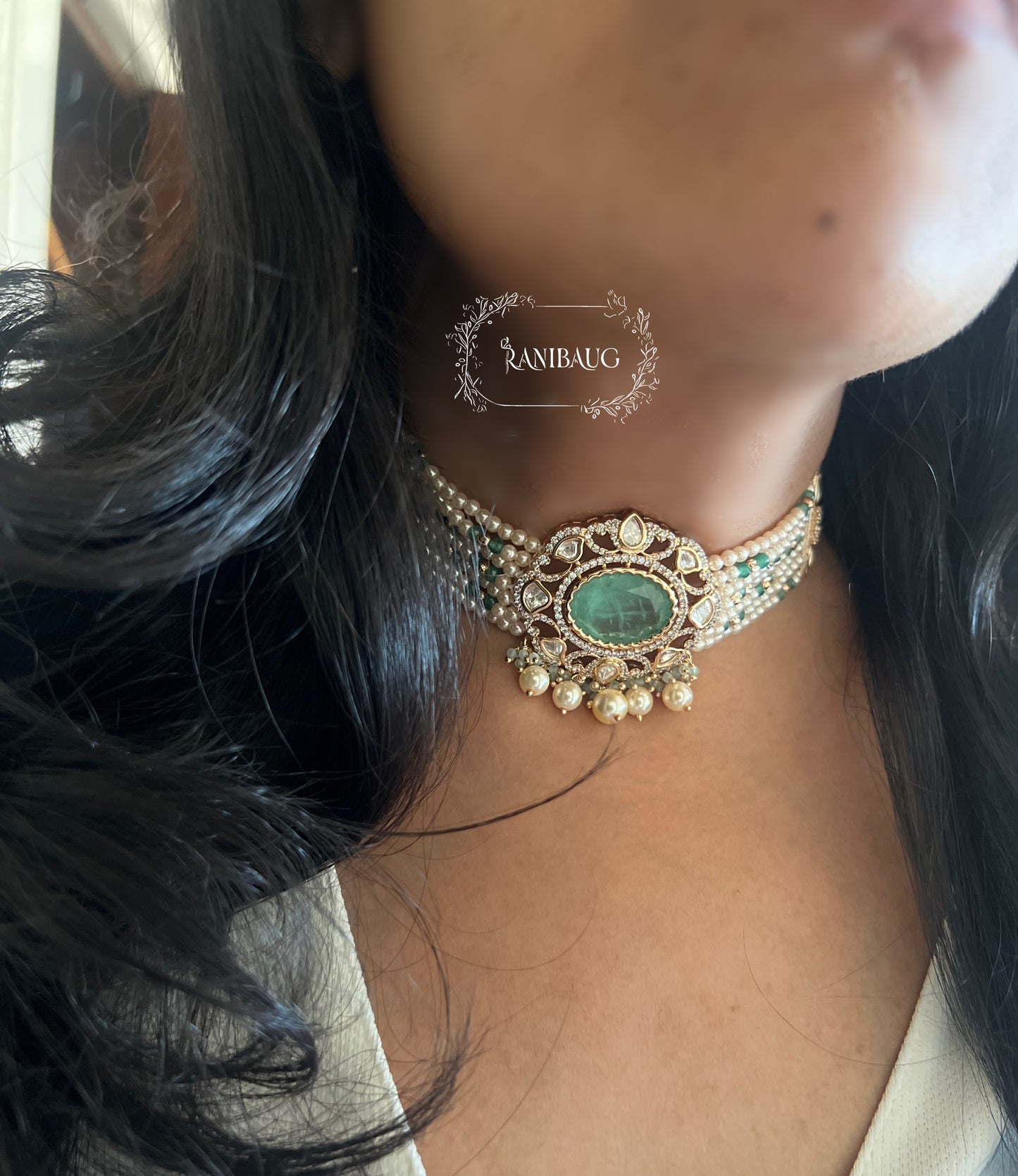 Irya Latest Diwali 2025 Kundan Pearl Jewellery Set By Ranibaug