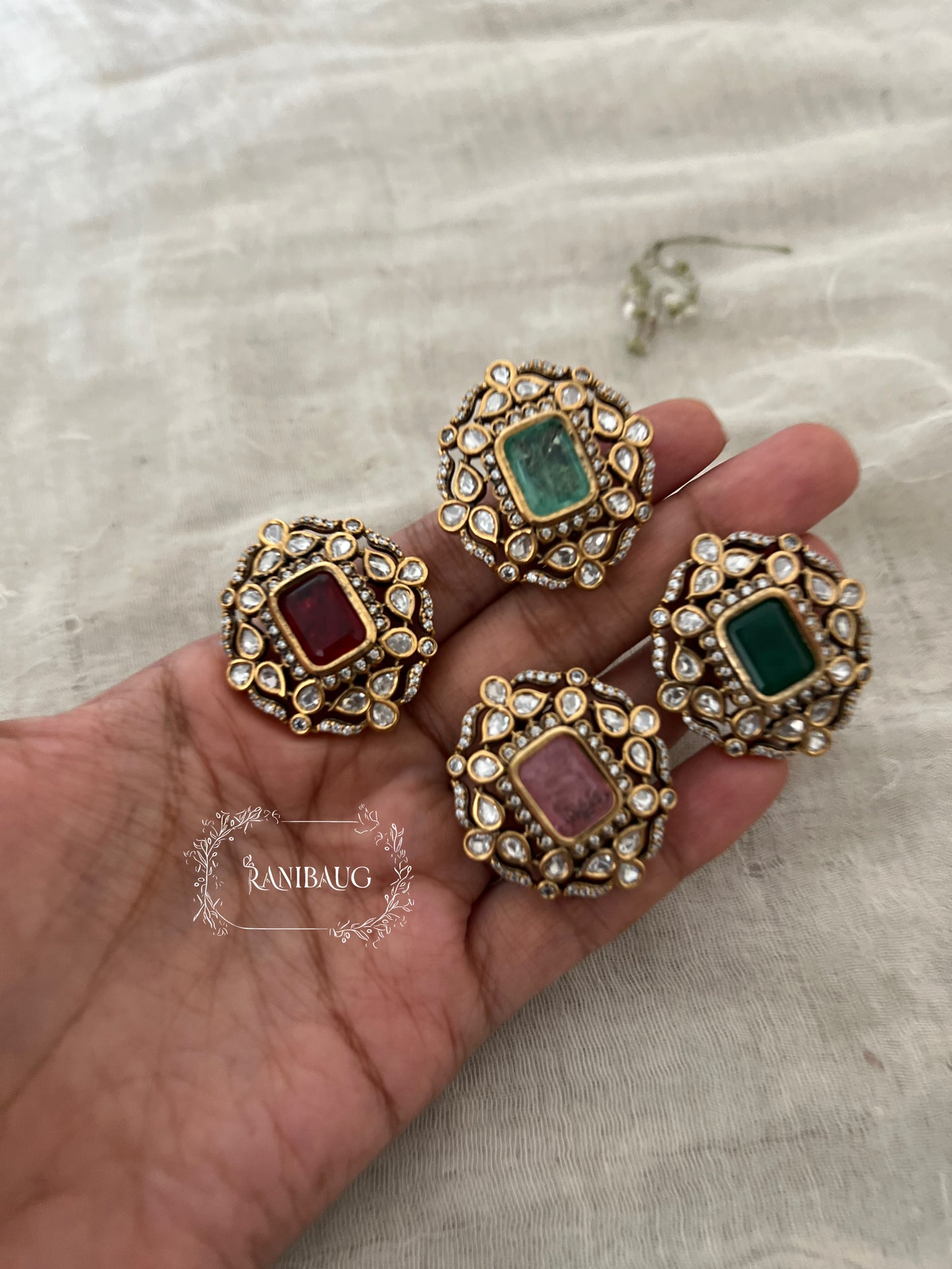 Jivisha Gemstone Premium Royal Ring Jewelry By Ranibaug