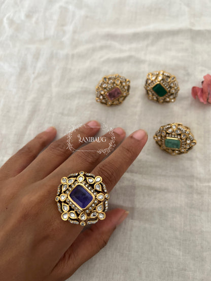 Jivisha Gemstone Premium Royal Ring Jewelry By Ranibaug