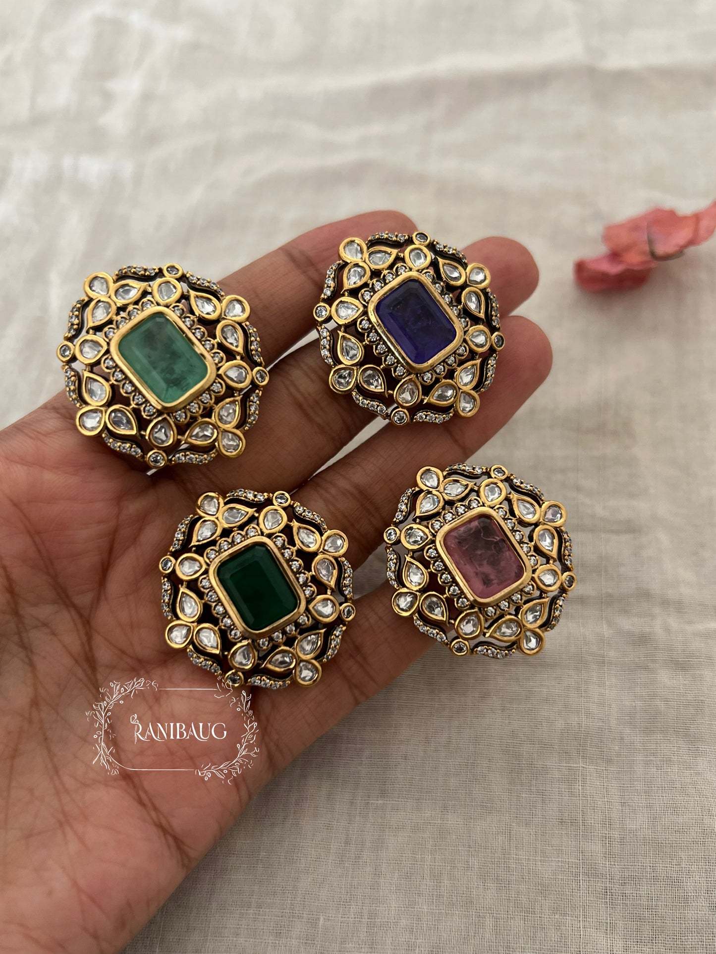 Jivisha Gemstone Premium Royal Ring Jewelry By Ranibaug