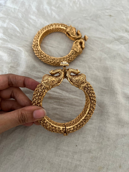 Kamakhya Gold Elephant Bangles Online Shopping By Ranibaug