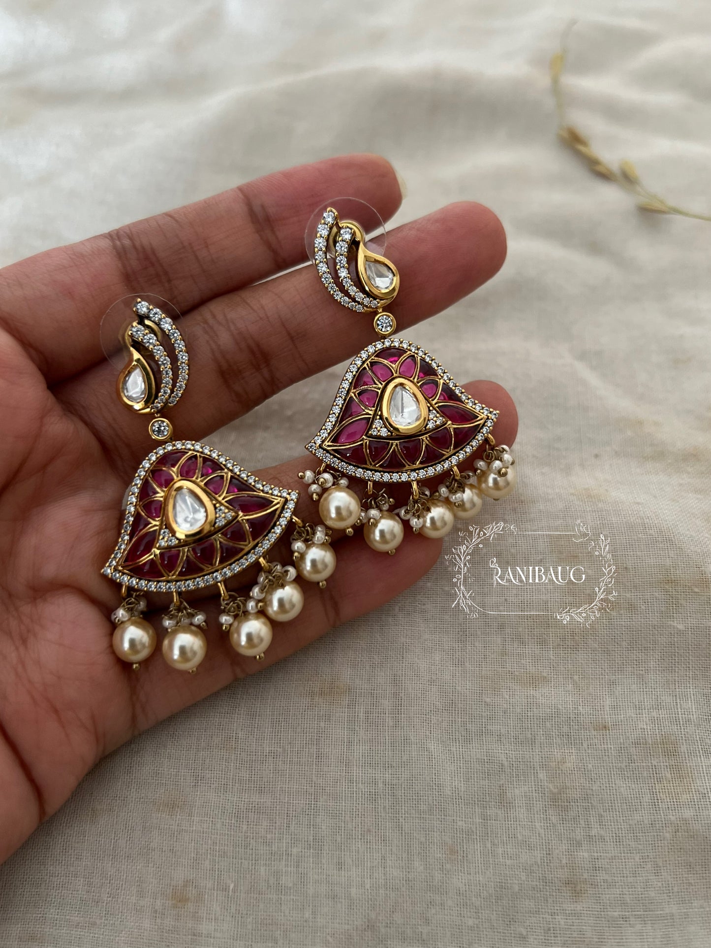 Kavya Bell Shaped Minimal Earrings By Ranibaug