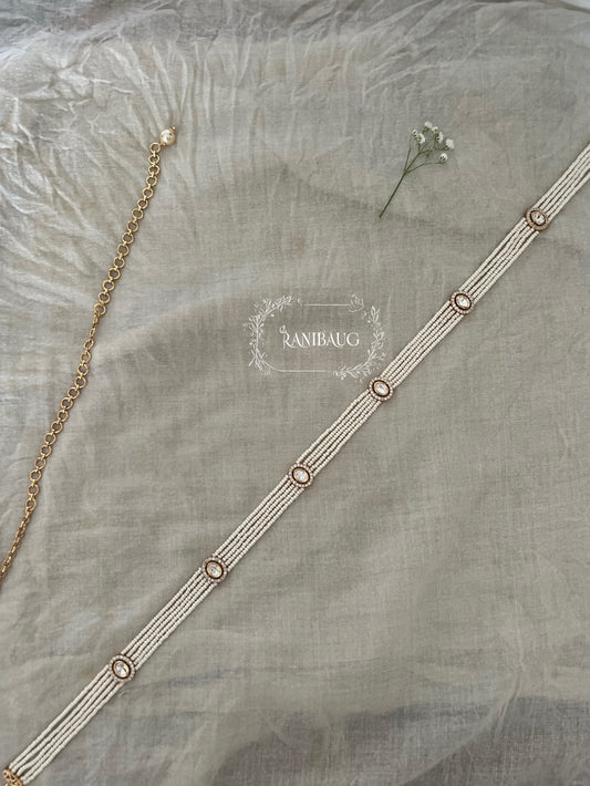 Kavya Victorian Kundan Polki Waistbelt Festive Jewelry For Wedding By Ranibaug