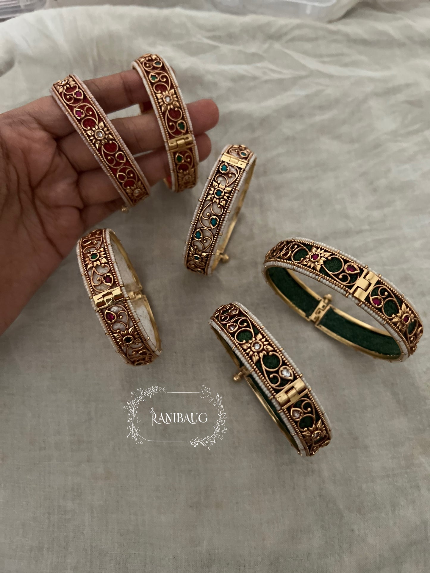Kiara Multicolor Meenakari Indian Traditional Bangle For Saree By Ranibaug