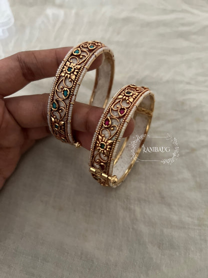 Kiara Multicolor Meenakari Indian Traditional Bangle For Saree By Ranibaug