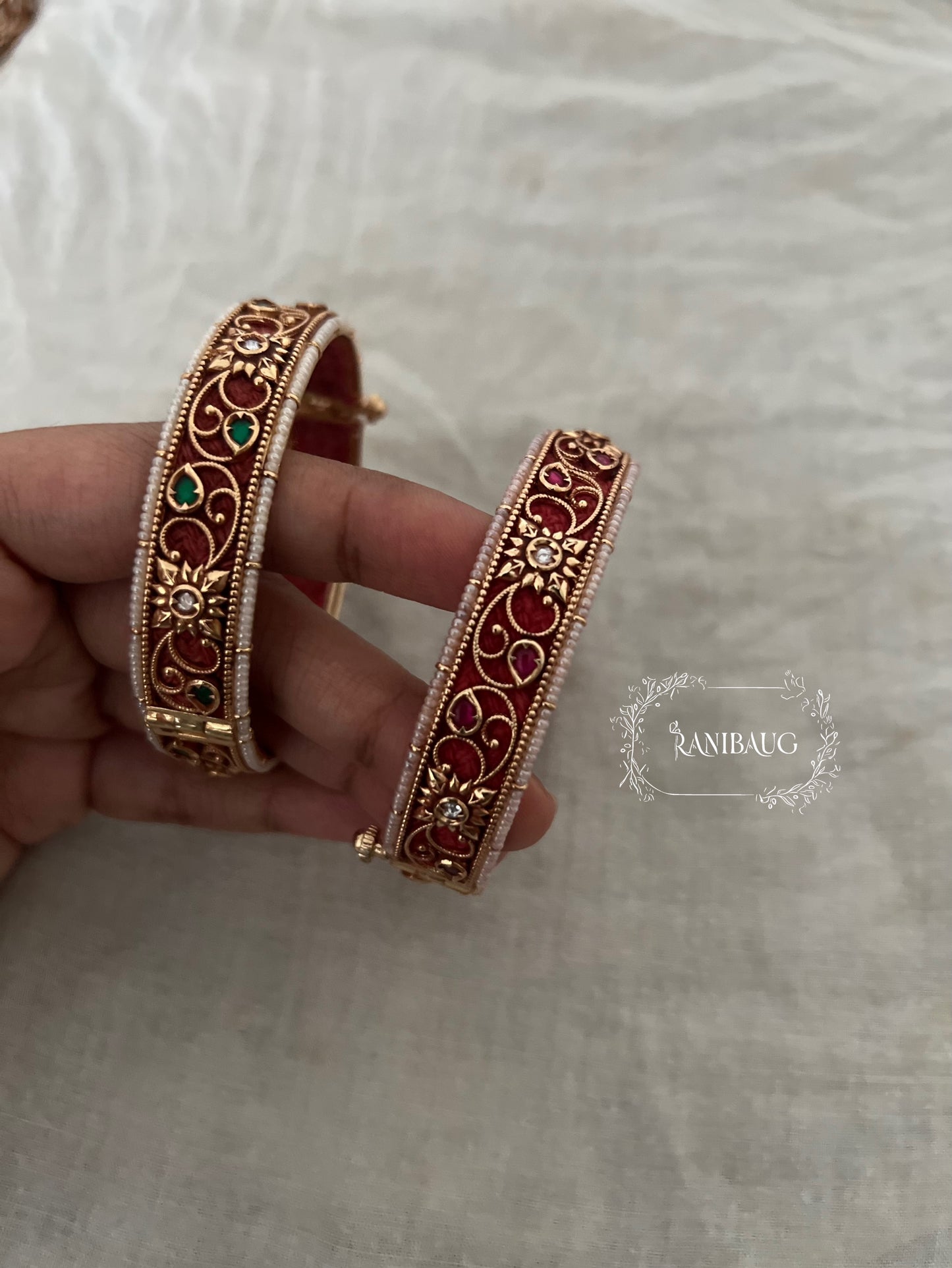 Kiara Multicolor Meenakari Indian Traditional Bangle For Saree By Ranibaug