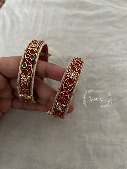 Kiara Multicolor Meenakari Indian Traditional Bangle For Saree By Ranibaug